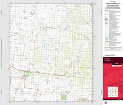 Darnick 7632 Topographic Map 1:100k