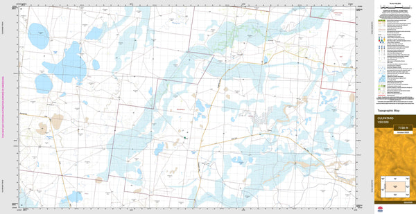 Culpataro 7730-N Topographic Map 1:50k