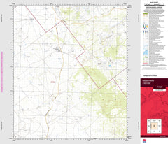 Baden Park 7733 Topographic Map 1:100k