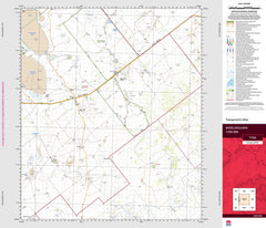 Woolakulkra 7734 Topographic Map 1:100k