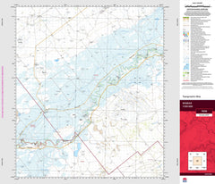 Winbar 7836 Topographic Map 1:100k