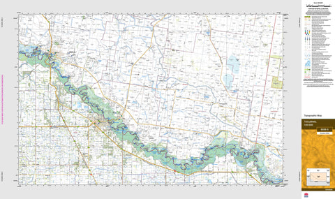 Tocumwal 8026-S Topographic Map 1:50k