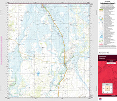 Enngonia 8039 Topographic Map 1:100k