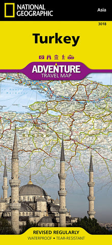 Turkey National Geographic Folded Map