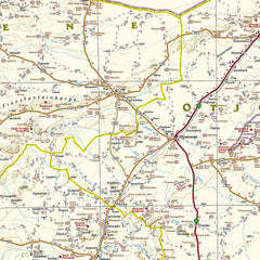 Namibia National Geographic Folded Map