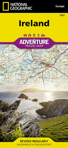Ireland National Geographic Folded Map