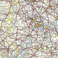 United Kingdom National Geographic Folded Map