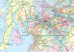 Scotland Collins Folded Map 2024