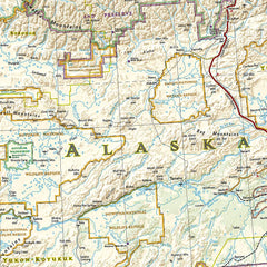 Alaska National Geographic Folded  Map