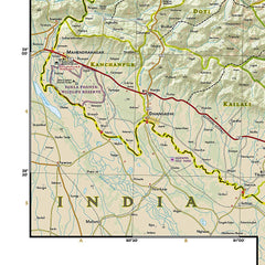 Nepal National Geographic Folded Map