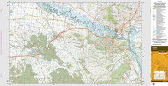 Albury 8225-N Topographic Map 1:50k