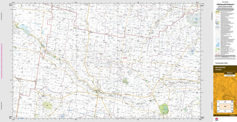 Walbundrie 8226-N Topographic Map 1:50k