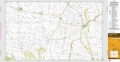 Walleroobie Range 8229-S Topographic Map 1:50k