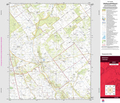 Bobadah 8233 Topographic Map 1:100k