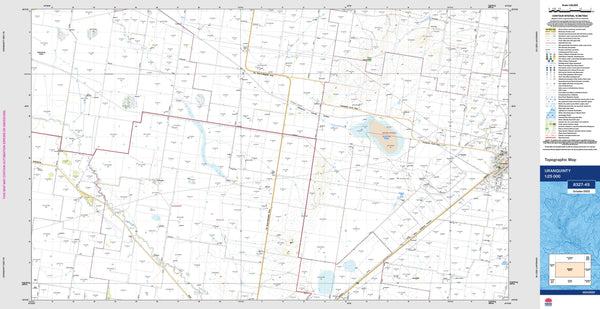 Uranquinty 8327-4S Topographic Map 1:25k