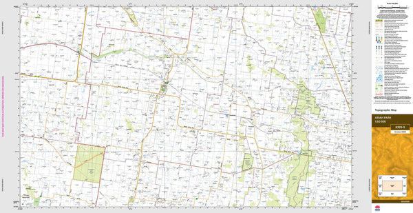 Ariah Park 8329-S Topographic Map 1:50k