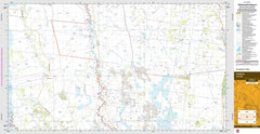 Womboin 8336-N Topographic Map 1:50k