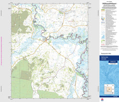 Tintaldra 8425-1N Topographic Map 1:25k