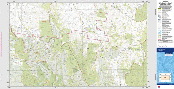 Westbrook 8426-1N Topographic Map 1:25k