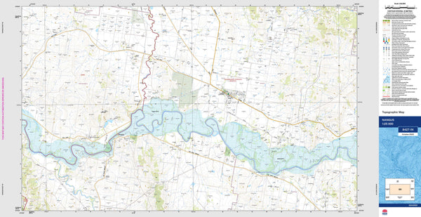 Nangus 8427-1N Topographic Map 1:25k