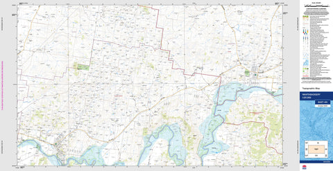 Wantabadgery 8427-4N Topographic Map 1:25k