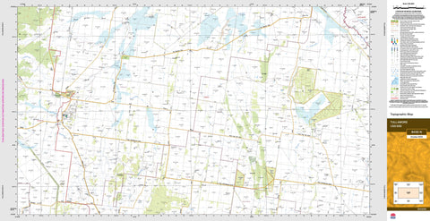 Tullamore 8432-N Topographic Map 1:50k