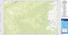Chimneys Ridge 8524-1N Topographic Map 1:25k