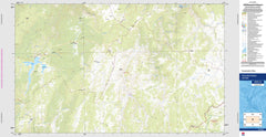 Toolong Range 8525-1N Topographic Map 1:25k