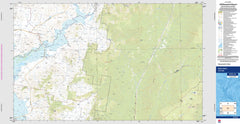 Greg Greg 8525-4N Topographic Map 1:25k