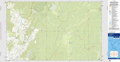 Courabyra 8526-4S Topographic Map 1:25k