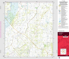 Dunumbral 8539 Topographic Map 1:100k