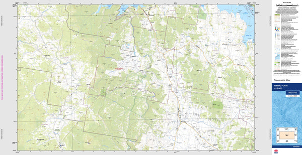 Nimmo Plain 8625-4S Topographic Map 1:25k