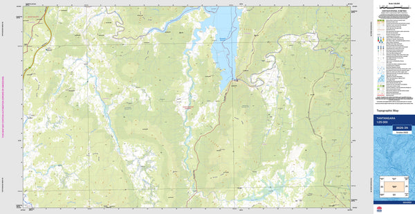 Tantangara 8626-3N Topographic Map 1:25k