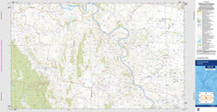 Taemas Bridge 8627-1N Topographic Map 1:25k