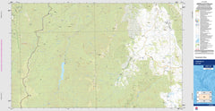 Tidbinbilla 8627-2S Topographic Map 1:25k