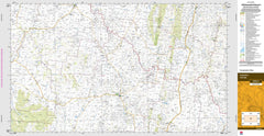 Cumnock 8632-S Topographic Map 1:50k