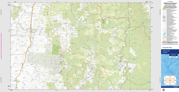 Glen Allen 8724-1S Topographic Map 1:25k