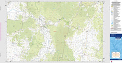 Numeralla 8725-1S Topographic Map 1:25k