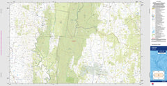 Kybeyan 8725-2N Topographic Map 1:25k