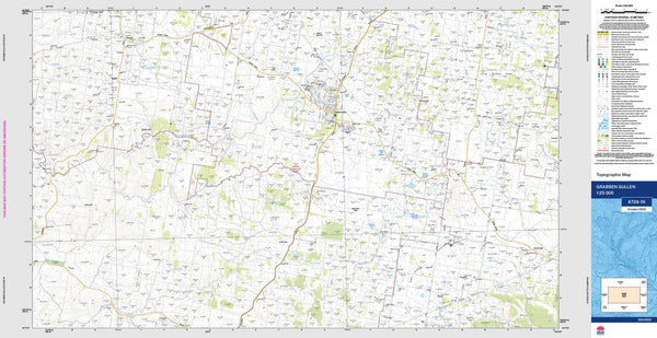 Grabben Gullen 8728-1N Topographic Map 1:25k