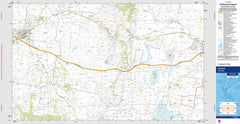 Gunning 8728-2N Topographic Map 1:25k