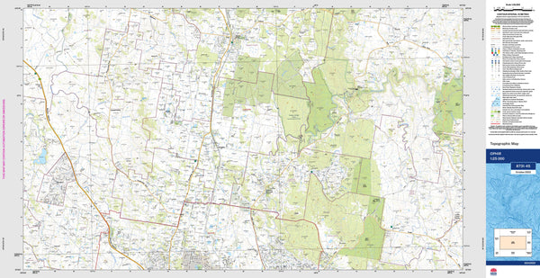 Ophir 8731-4S Topographic Map 1:25k