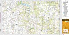 Euchareena 8732-S Topographic Map 1:50k