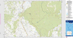 Brogo 8824-1N Topographic Map 1:25k