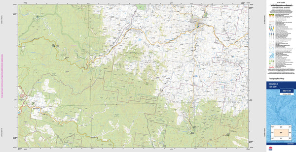 Candelo 8824-3N Topographic Map 1:25k