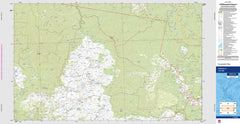 Wandella 8825-2N Topographic Map 1:25k