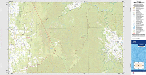 Yowrie 8825-3N Topographic Map 1:25k