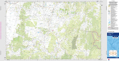 Windellama 8827-1N Topographic Map 1:25k