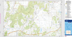 Towrang 8828-1S Topographic Map 1:25k