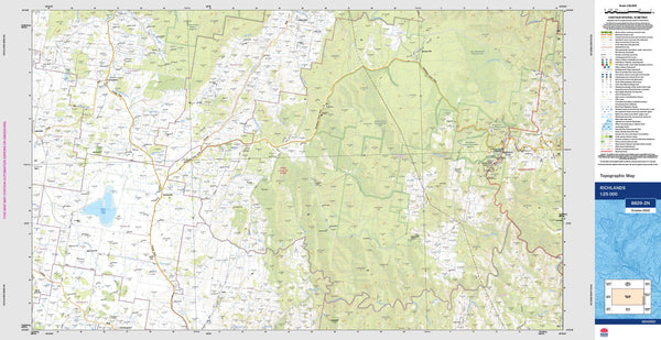 Richlands 8829-2N Topographic Map 1:25k